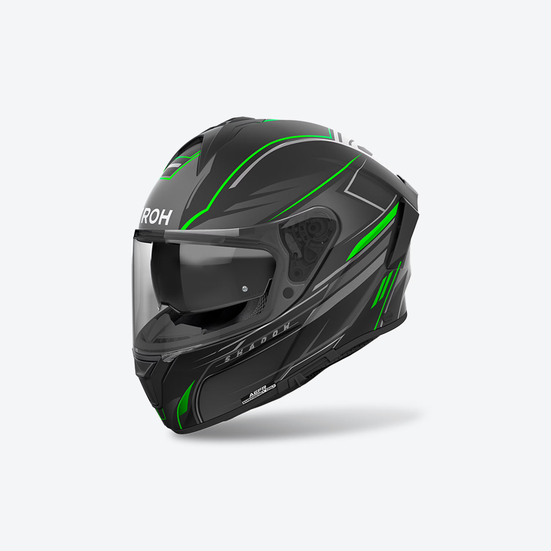SPARK 2 AIROH SHADOW GREEN MATT