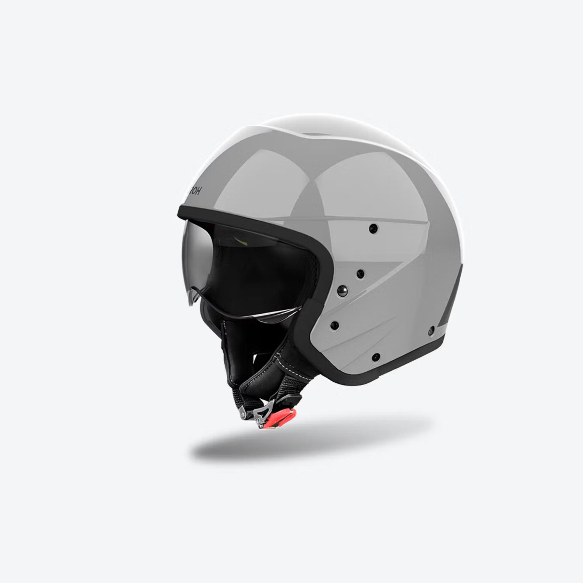 CASCO CROSSOVER J 110 AIROH MONO - CEMENT GREY GLOSS