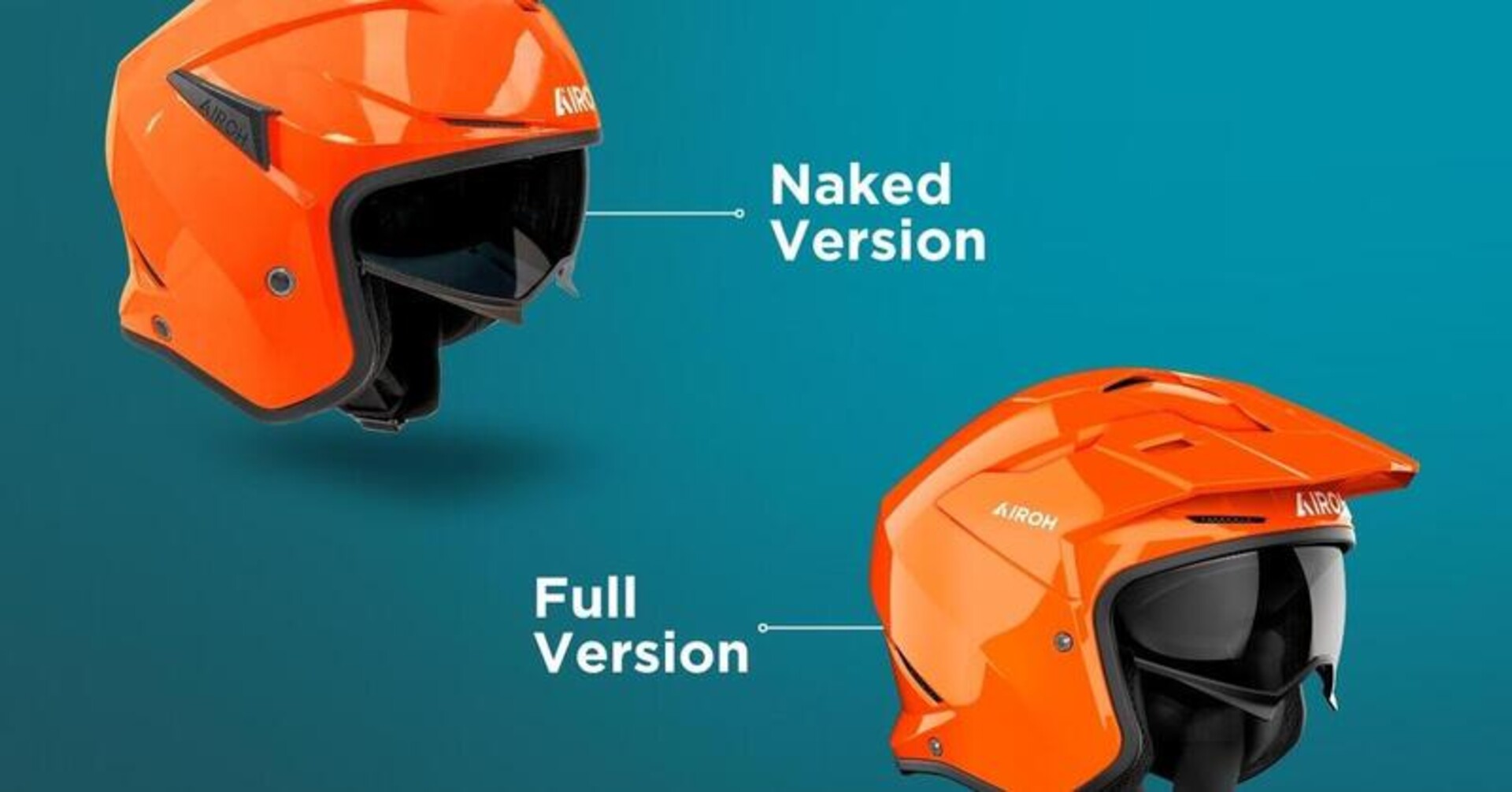 KOMBAKT AIROH CASCO JET IN TERMOPLASTICA