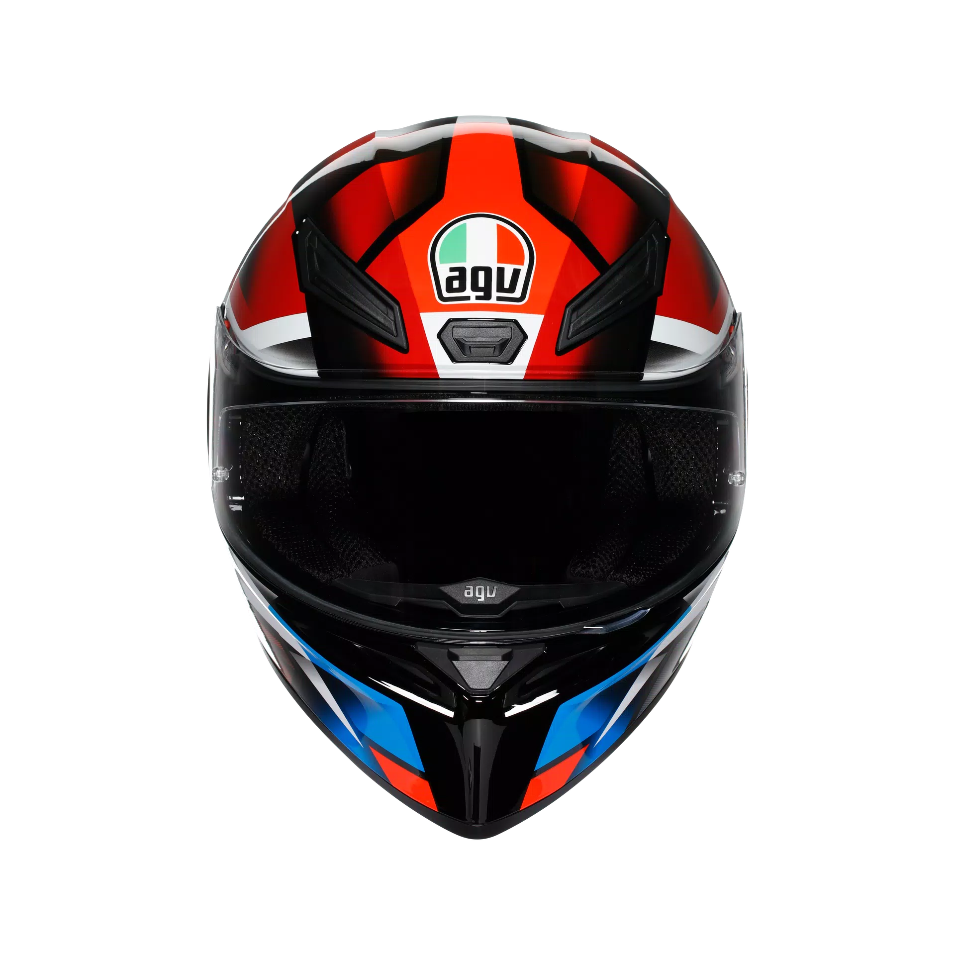 K1-S FASTLAP CASCO MOTO INTEGRALE AGV BLACK/RED/BLUE