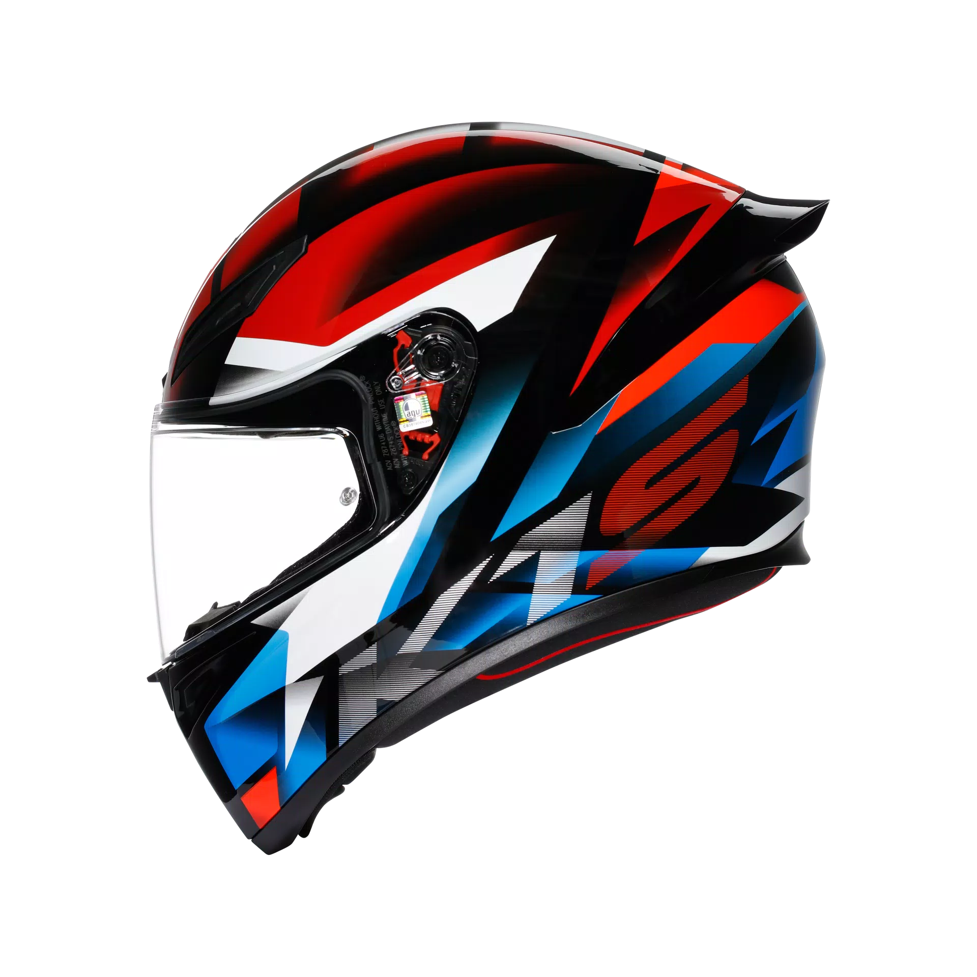 K1-S FASTLAP CASCO MOTO INTEGRALE AGV BLACK/RED/BLUE