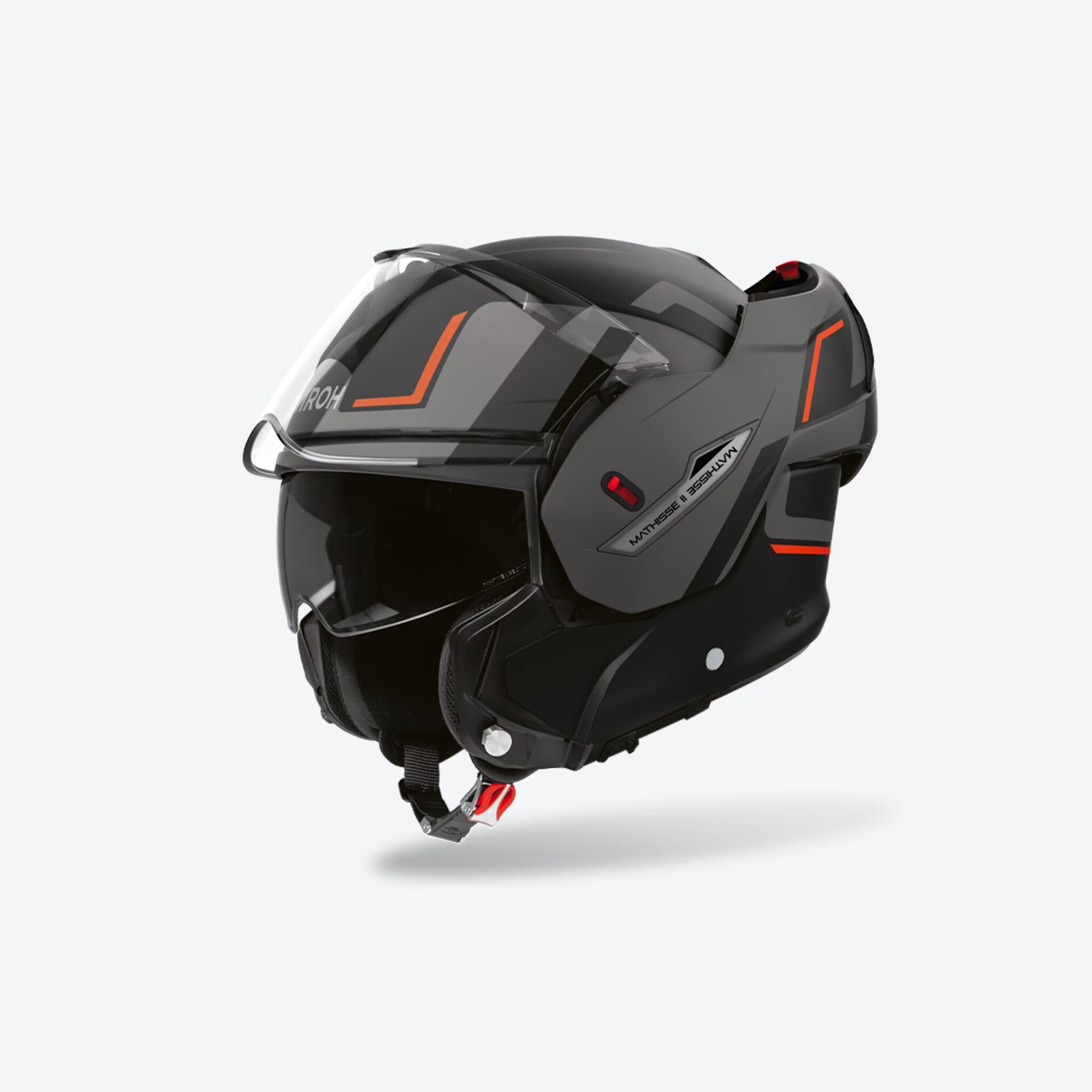 MATHISSE II CASCO MODULARE FLIP-UP REVERSIBILE AIROH GENIUS ORANGE MATT
