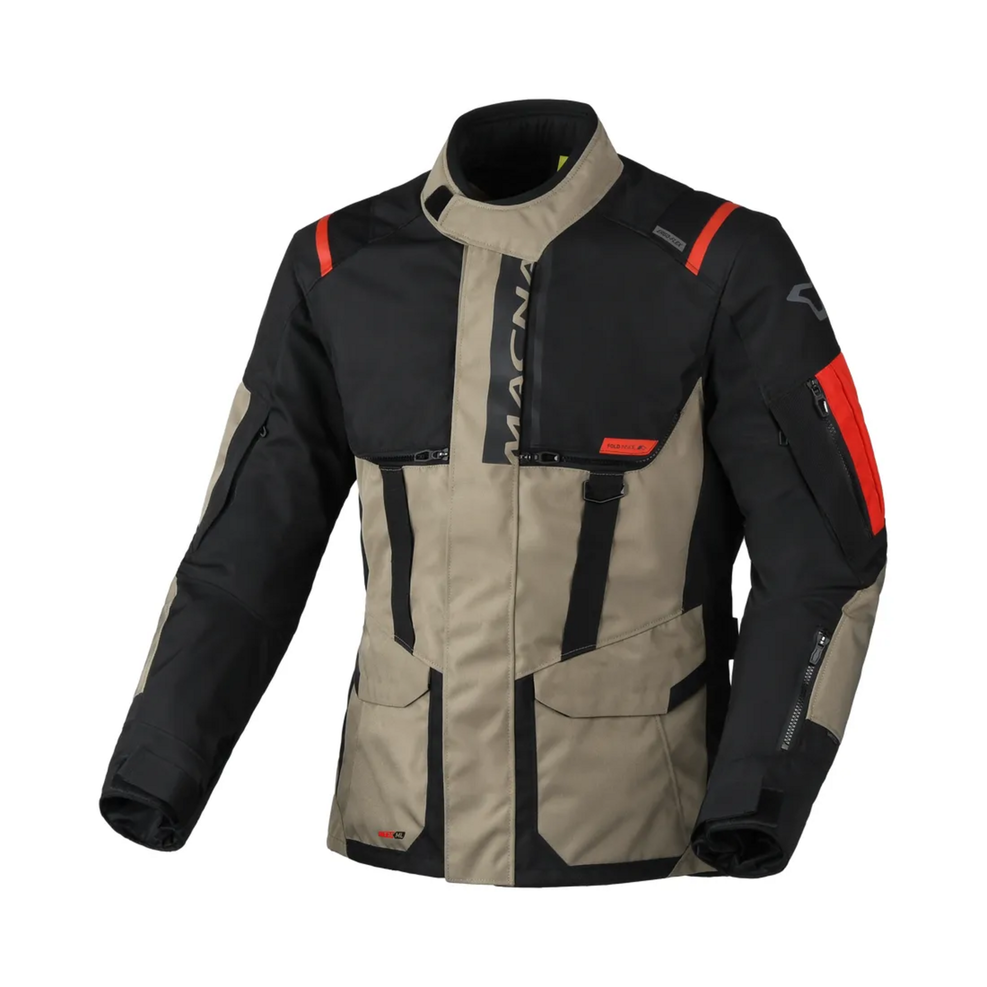 RANCHER 2.0 GIACCA DA MOTO IMPERMEABILE MACNA TAUPE