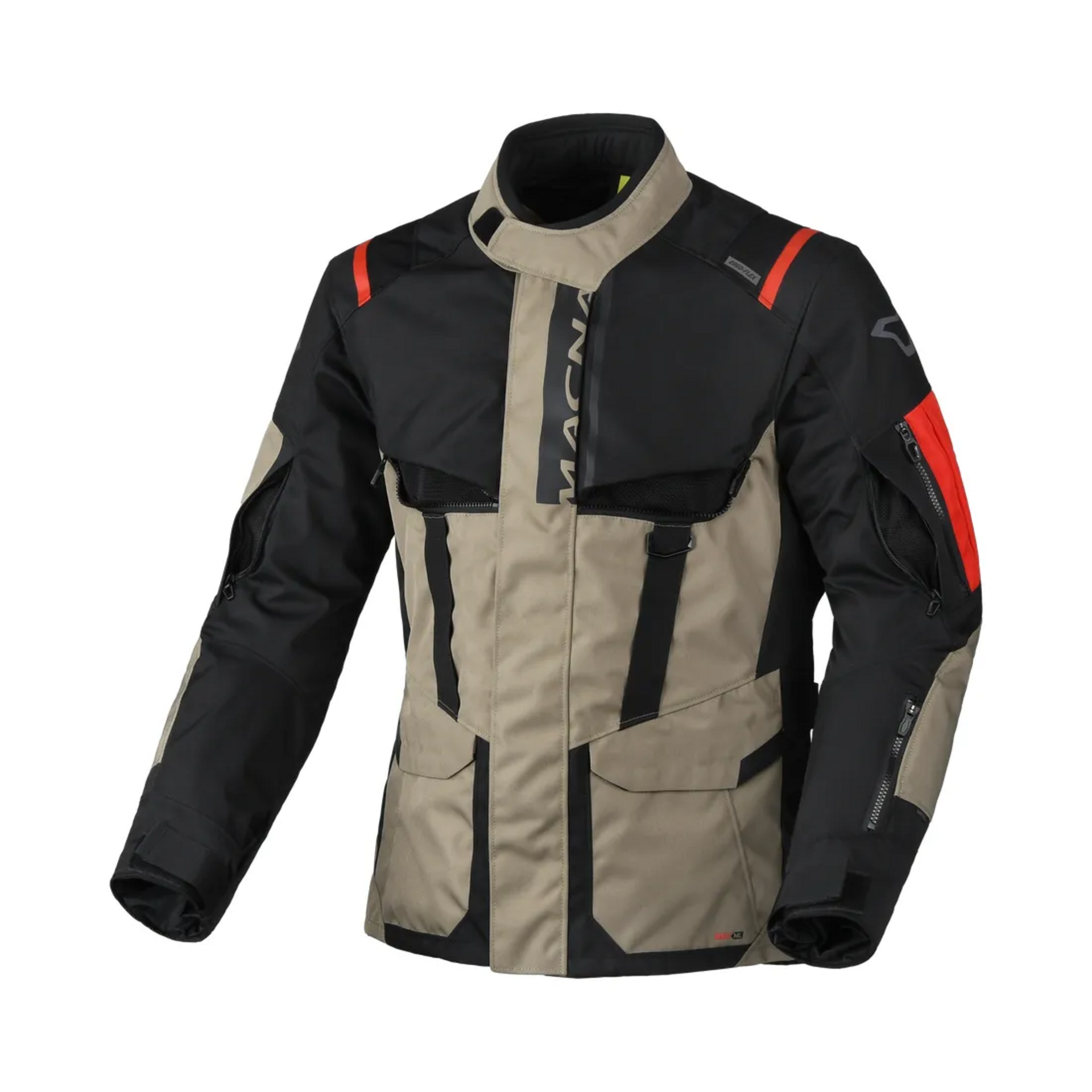 RANCHER 2.0 GIACCA DA MOTO IMPERMEABILE MACNA TAUPE