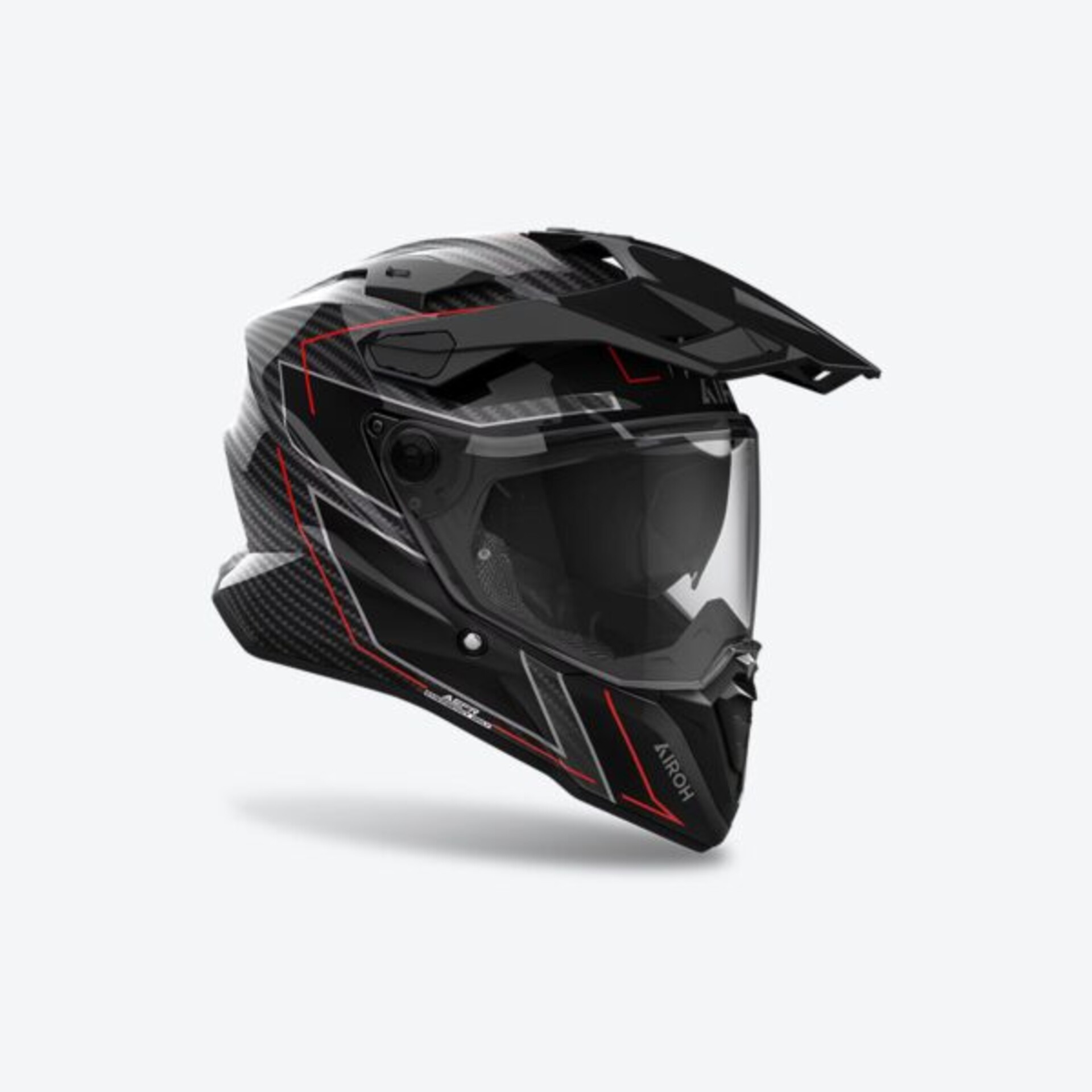 COMMANDER 2 AIROH FULL CARBON STYLISH GLOSS