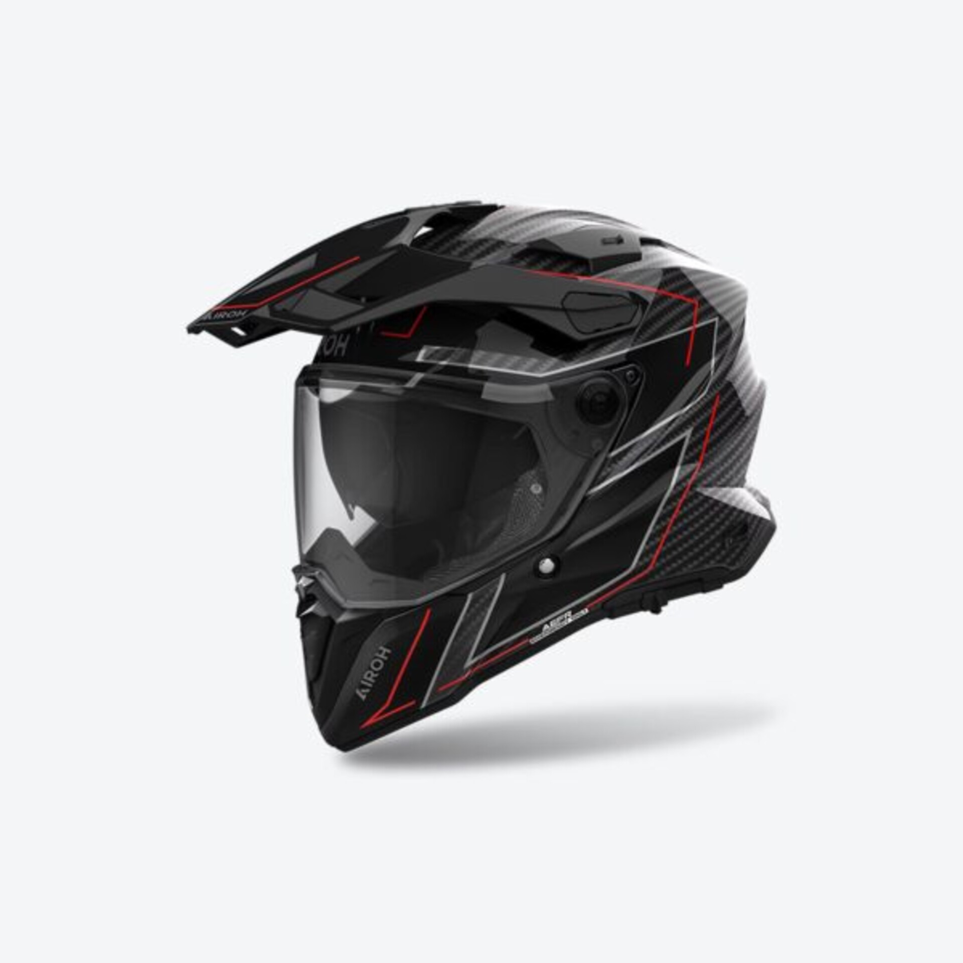 COMMANDER 2 AIROH FULL CARBON STYLISH GLOSS