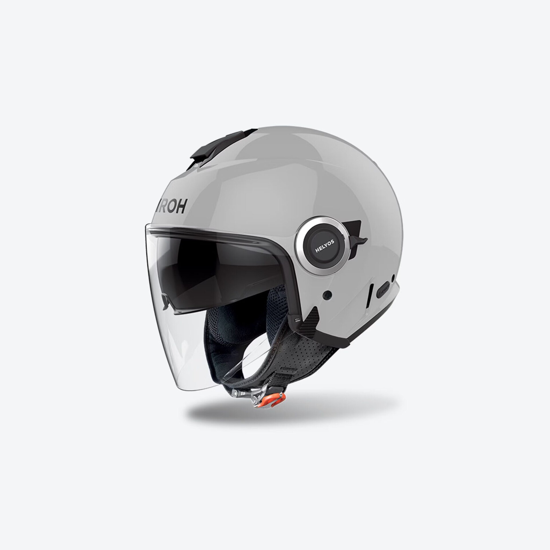 HELYOS CASCO JET IN TERMOPLASTICA AIROH CONCRETE GRAY