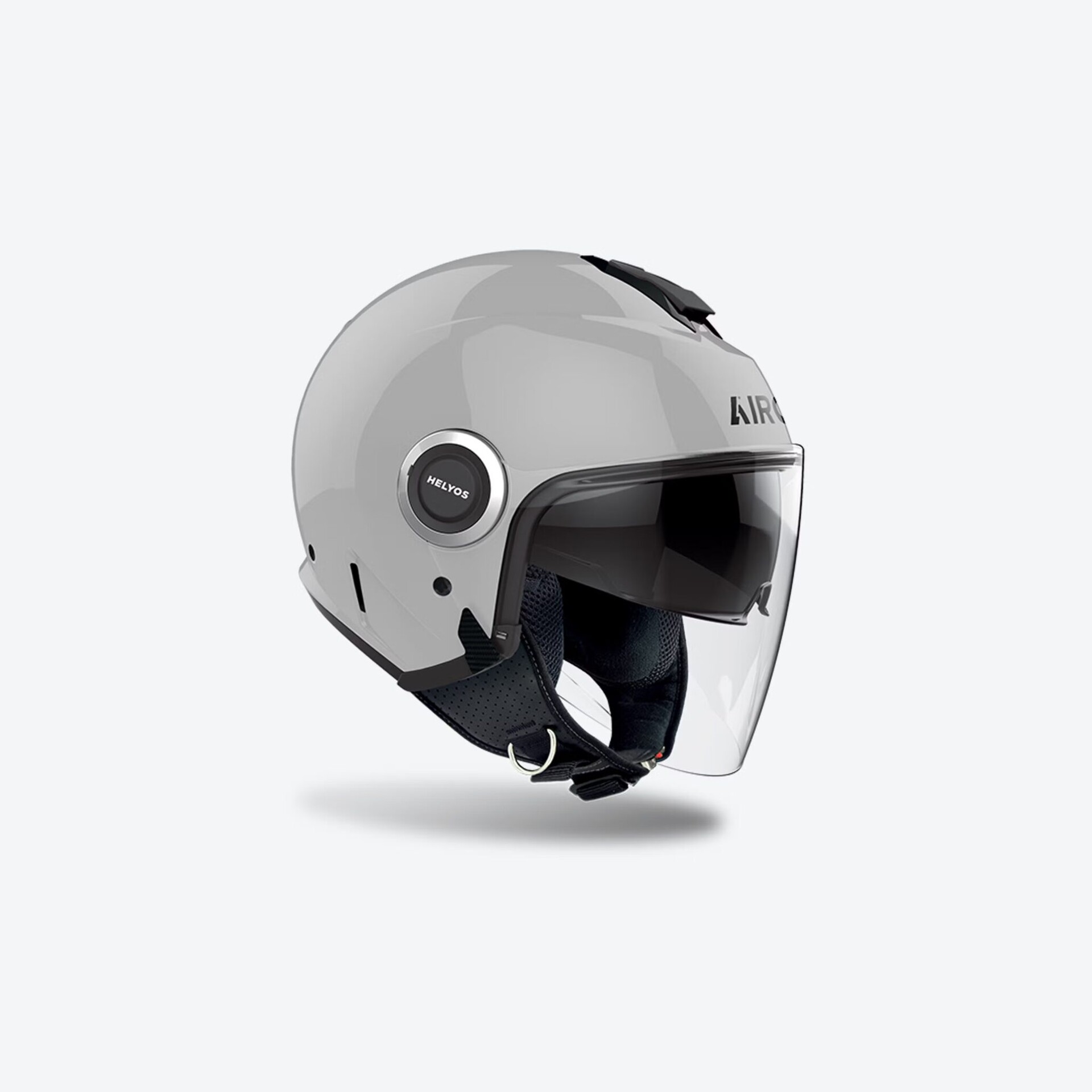HELYOS CASCO JET IN TERMOPLASTICA AIROH CONCRETE GRAY