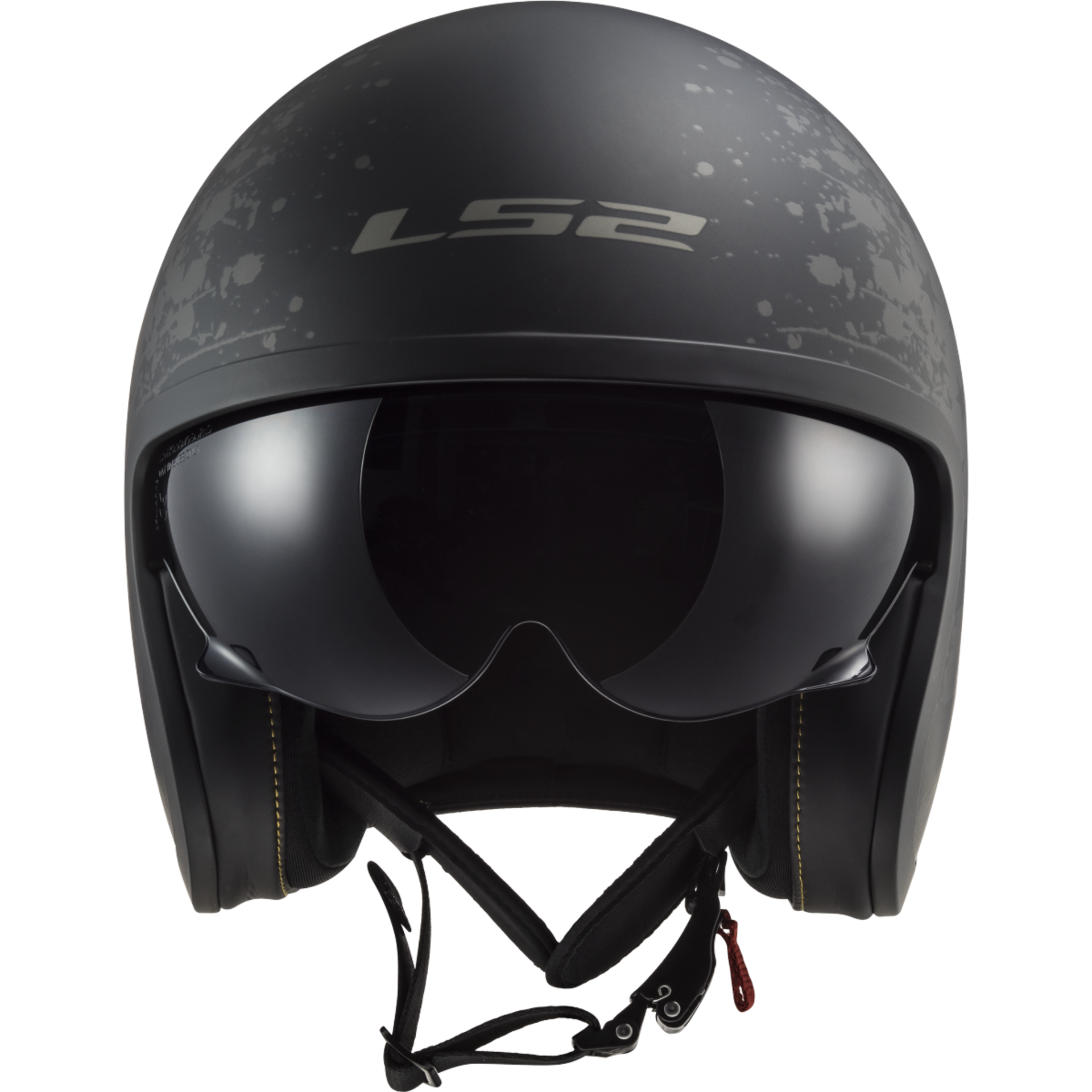 SPITFIRE II LS2 BLACK FLAG MATT