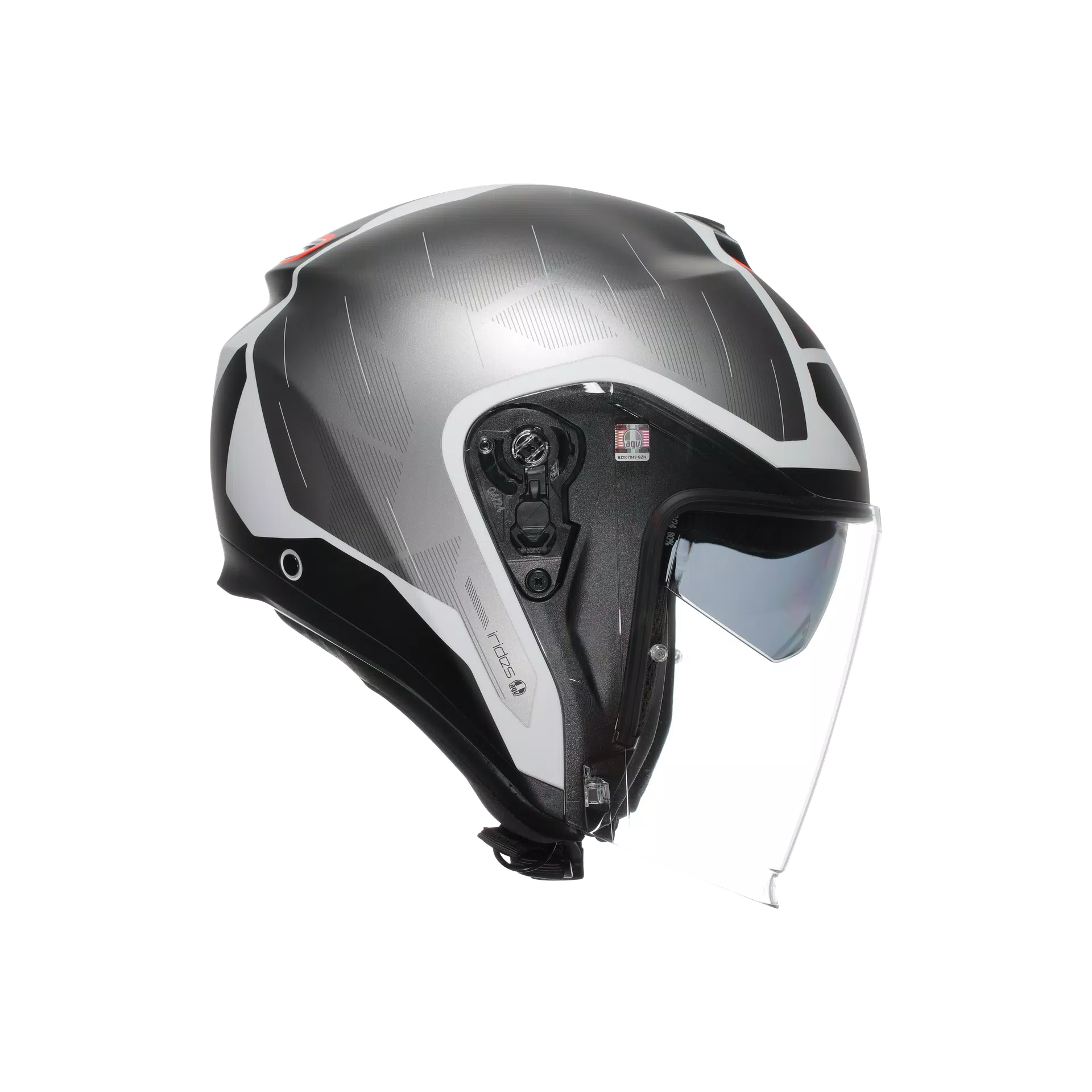IRIDES AGV TRIESTE MATT BLACK/WHITE/RED