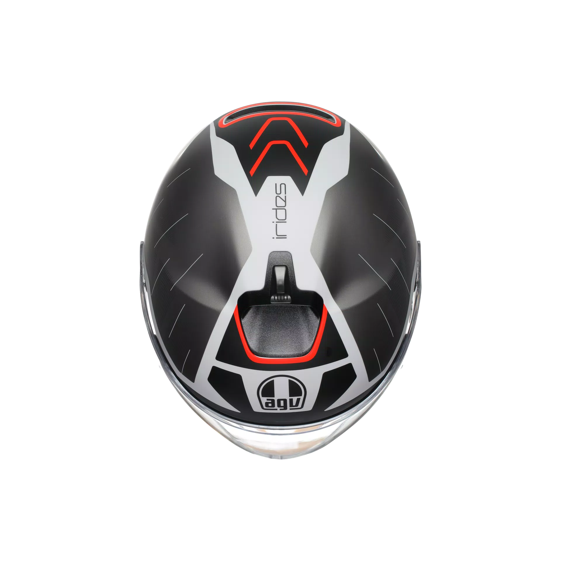 IRIDES AGV TRIESTE MATT BLACK/WHITE/RED