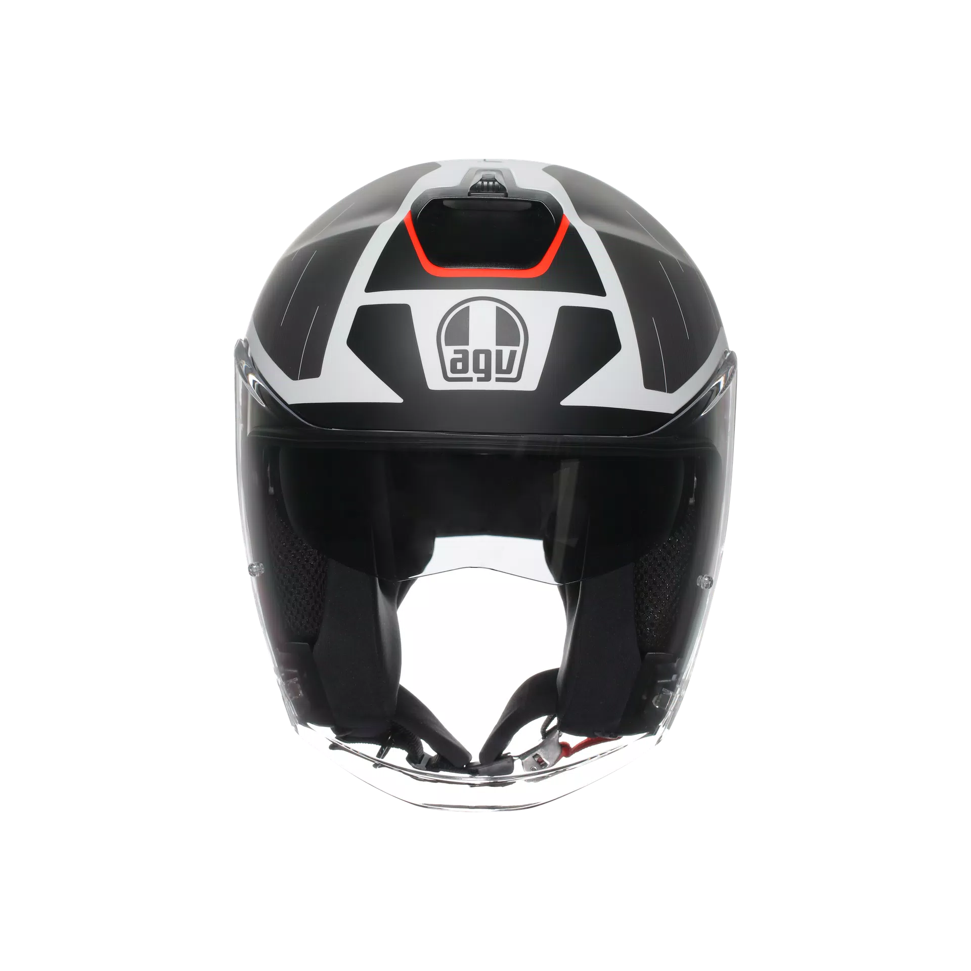 IRIDES AGV TRIESTE MATT BLACK/WHITE/RED