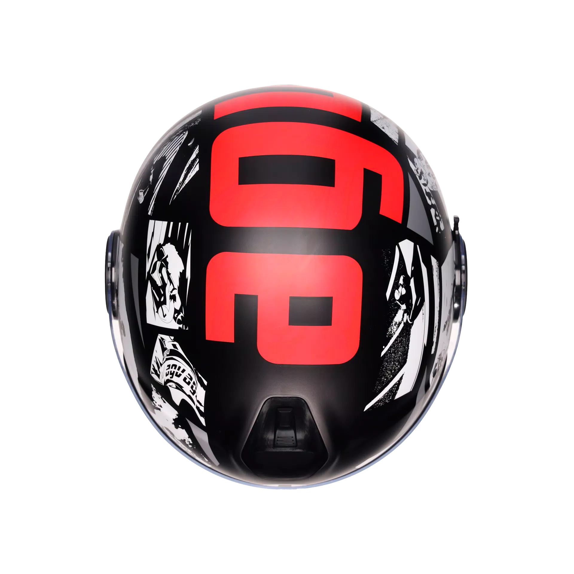 ETERES AGV HISTORY MATT BLACK/WHITE/RED