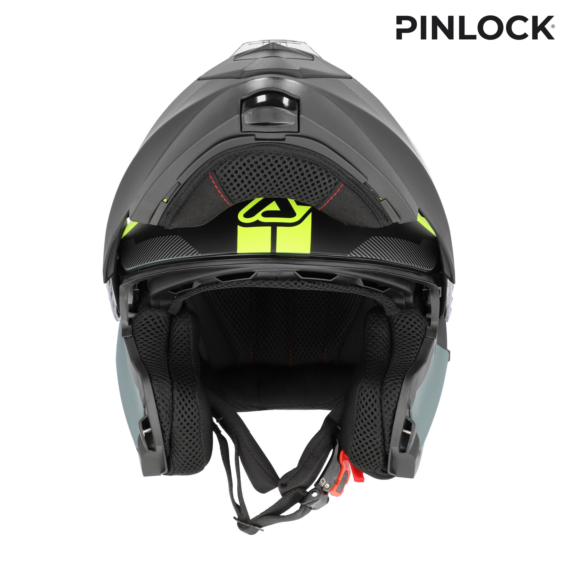 CASCO MODULARE SEREL 22-06 ACERBIS NERO GIALLO FLUO