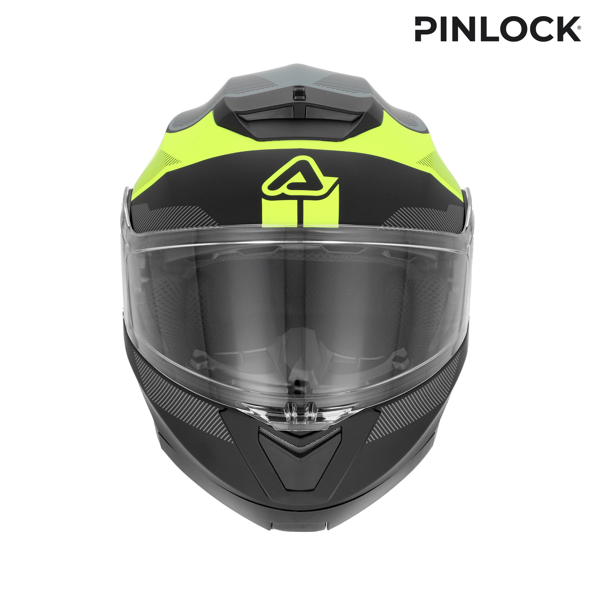 CASCO MODULARE SEREL 22-06 ACERBIS NERO GIALLO FLUO