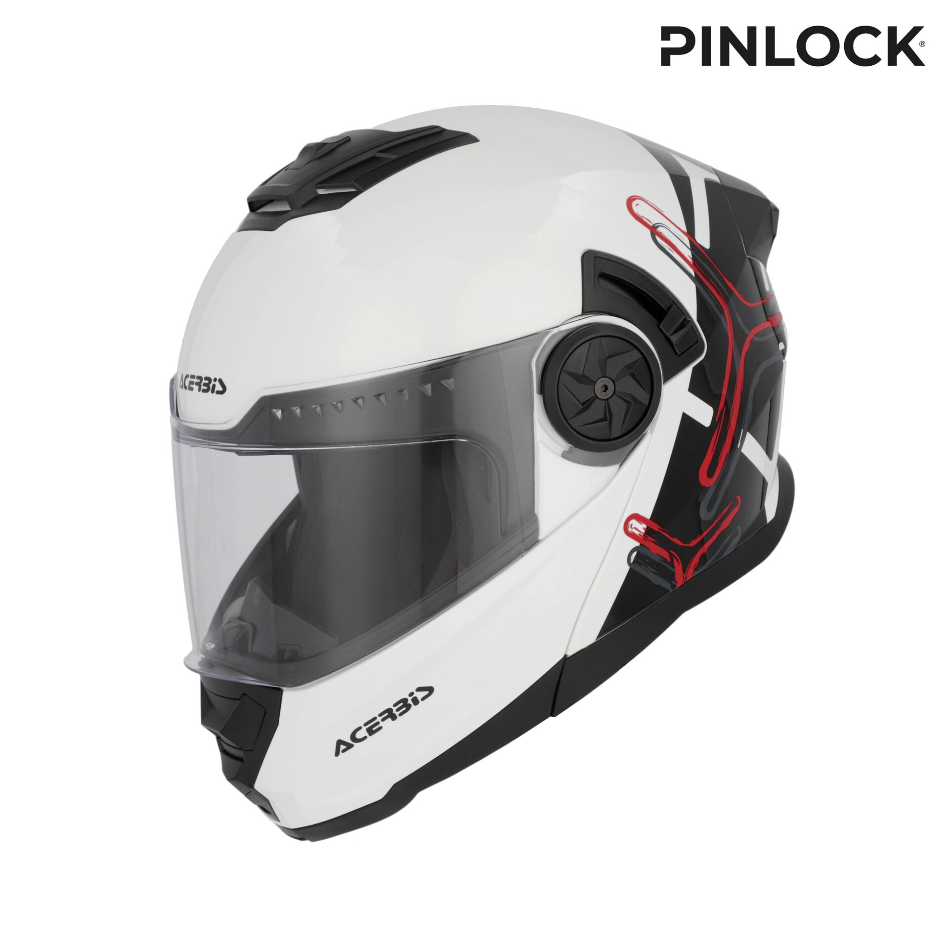 RIDER GRAFICA ACERBIS WHITE RED