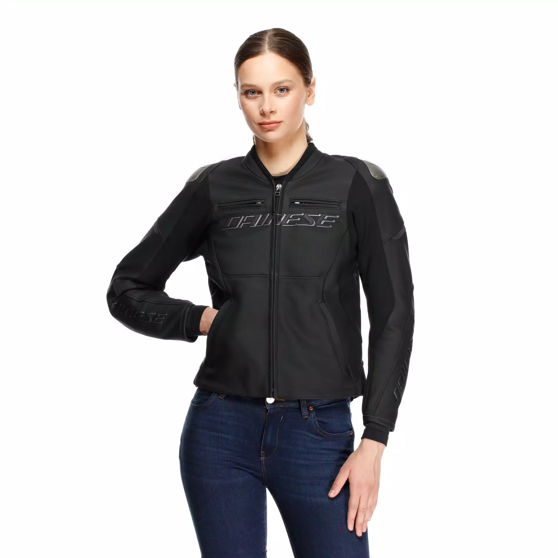 RACING 5 LEATHER LADY Dainese GIACCA MOTO IN PELLE SPORTIVA