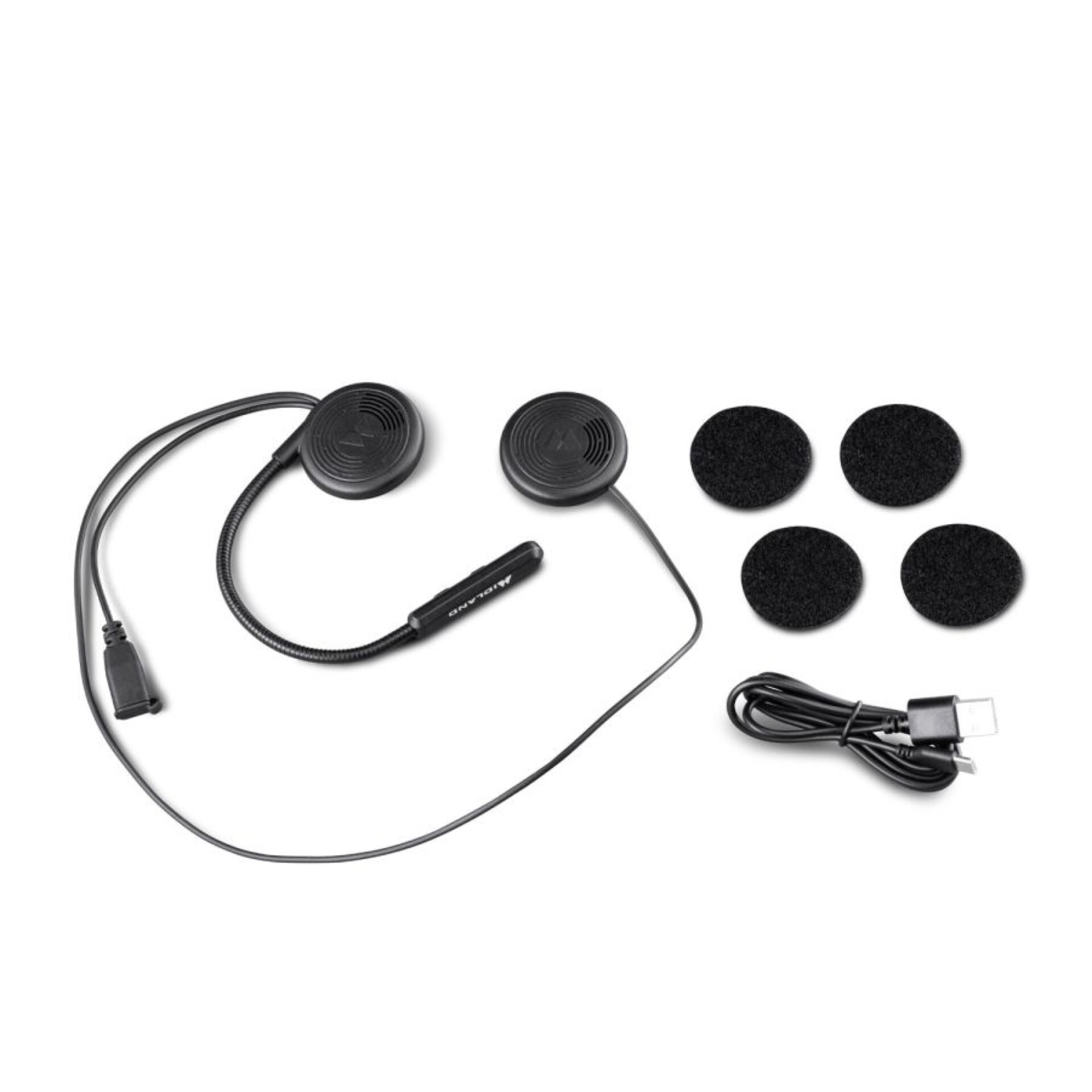 LOKUI K10 AURICOLARE SMARTPHONE MIDLAND COMPATIBILE CON CASCHI JET E MODULARI