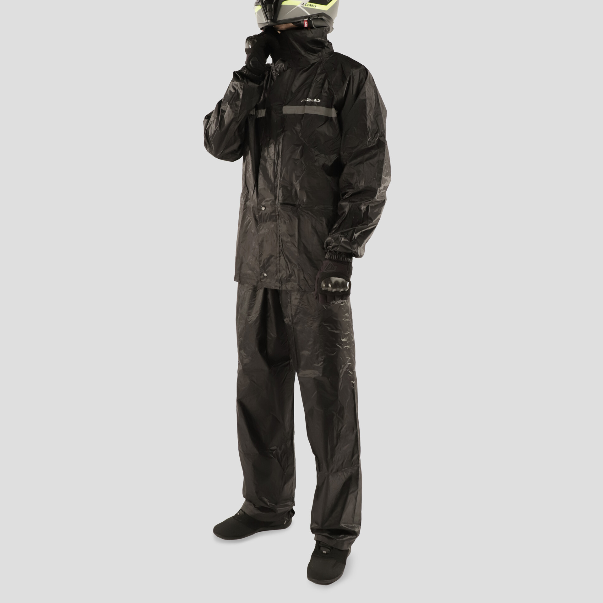RAIN SET LINE TUTA IMPERMEABILE DA MOTO E SCOOTER ACERBIS NERO