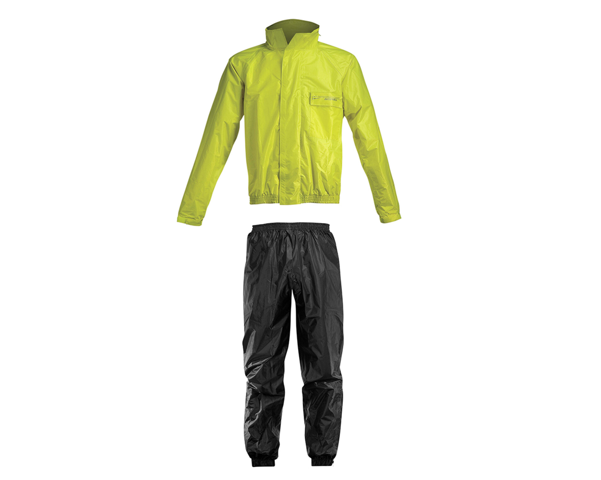 RAIN SET LOGO TUTA IMPERMEABILE DA MOTO E SCOOTER ACERBIS NERO GIALLO