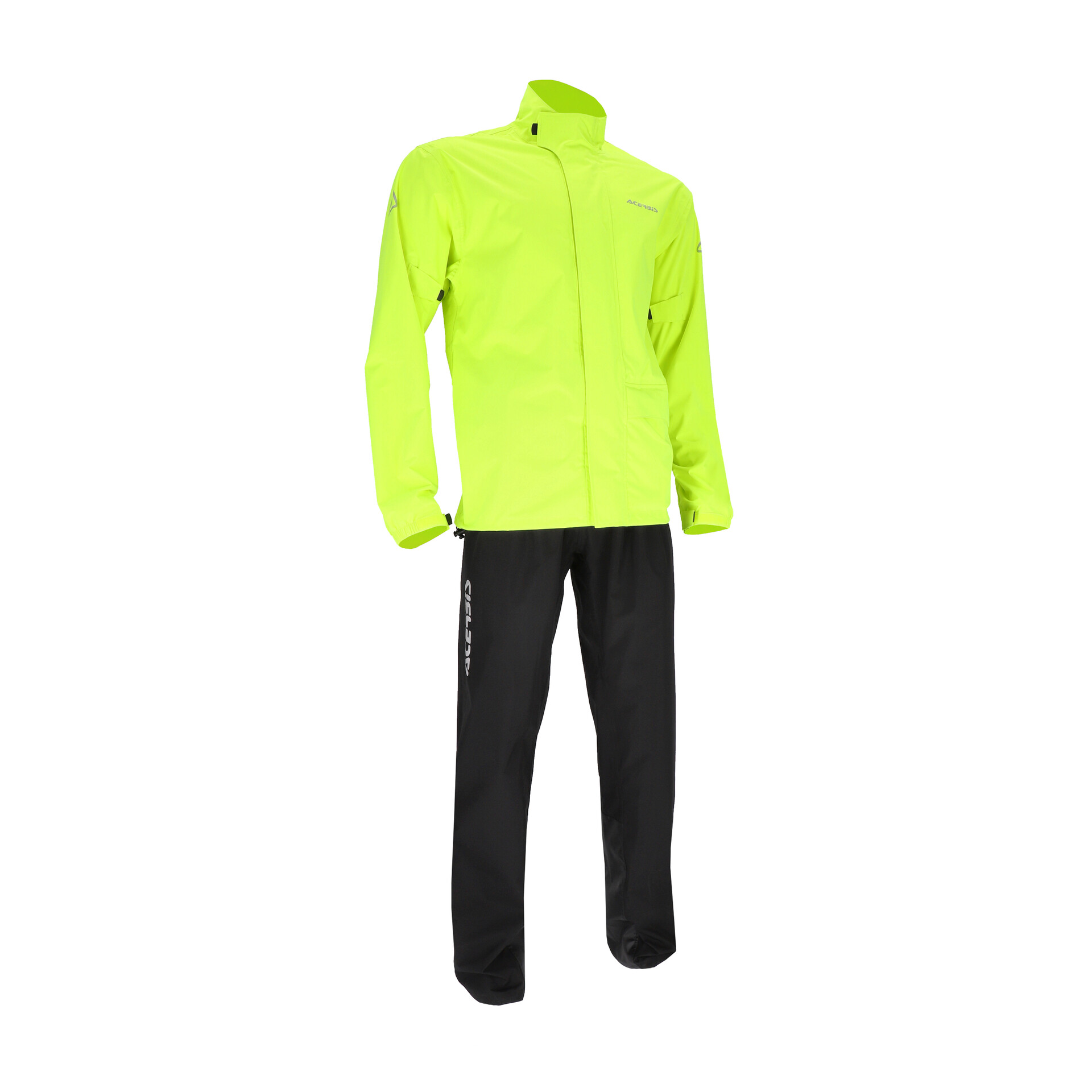 RAIN SET LINE THUNDER TUTA IMPERMEABILE DA MOTO E SCOOTER ACERBIS NERO GIALLO