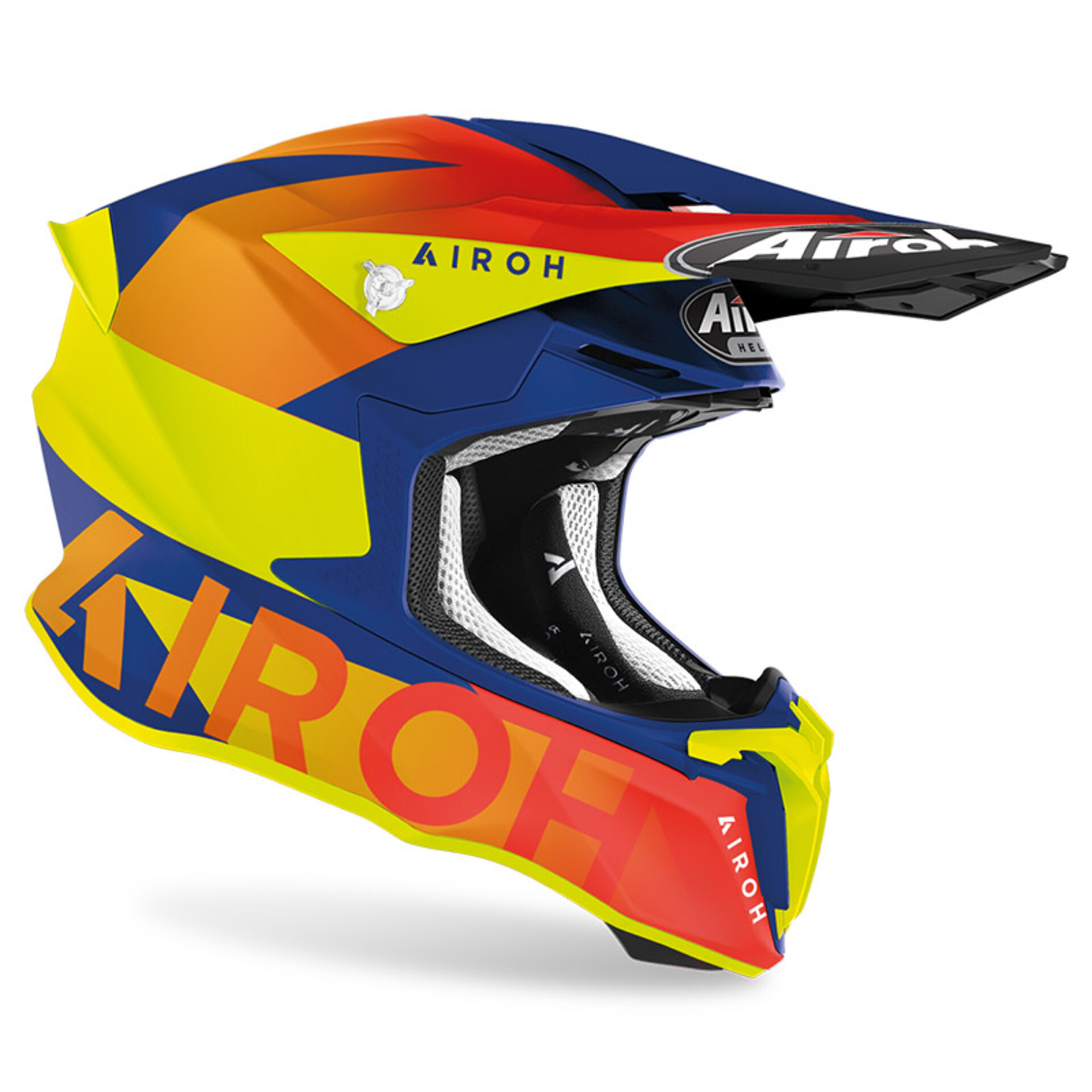 AIROH TWIST LIFT AZURE MATT AIROH Casco off-road - cross in resina termoplastica
