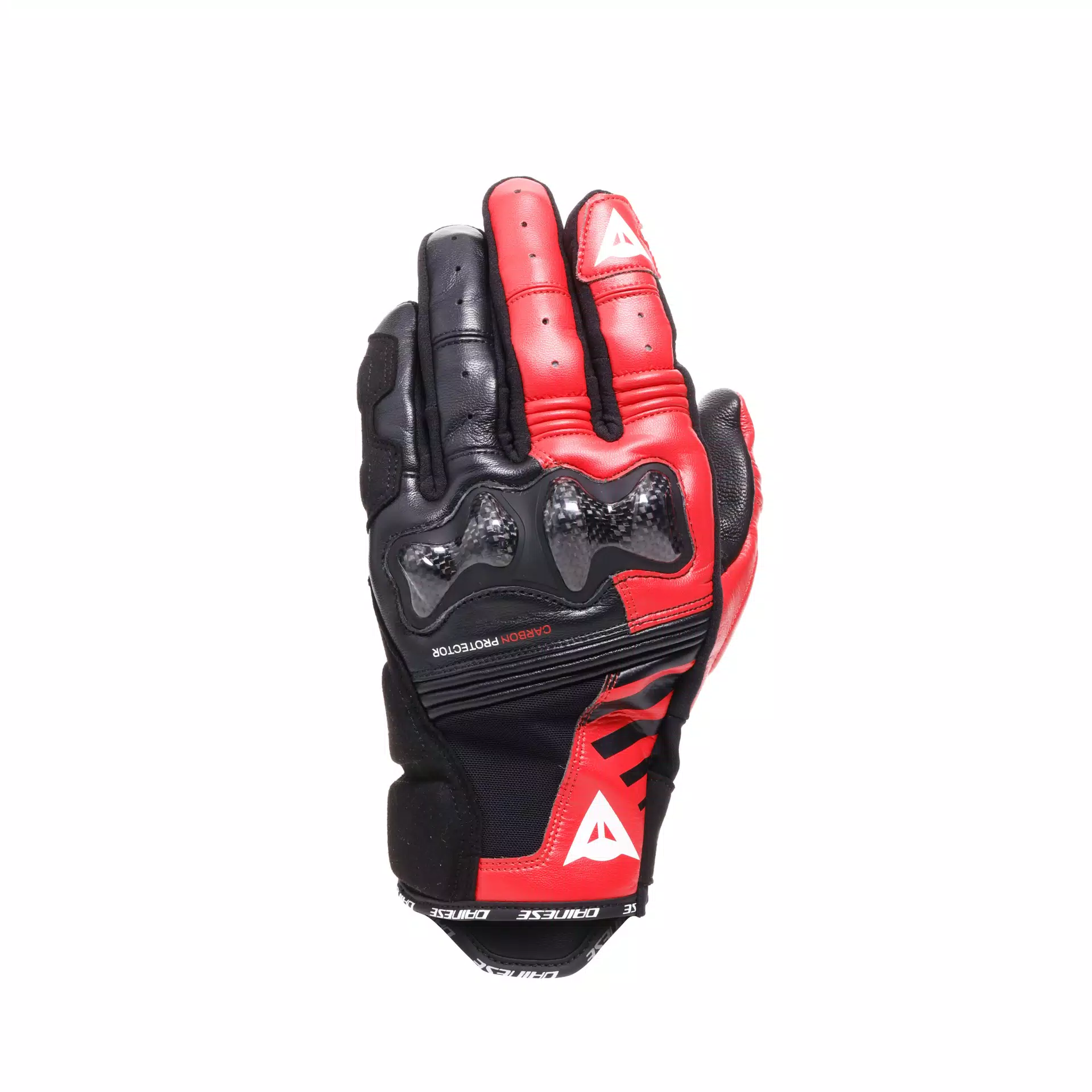 REACTO CARBON SHORT Dainese Guanti moto corti in pelle RACING