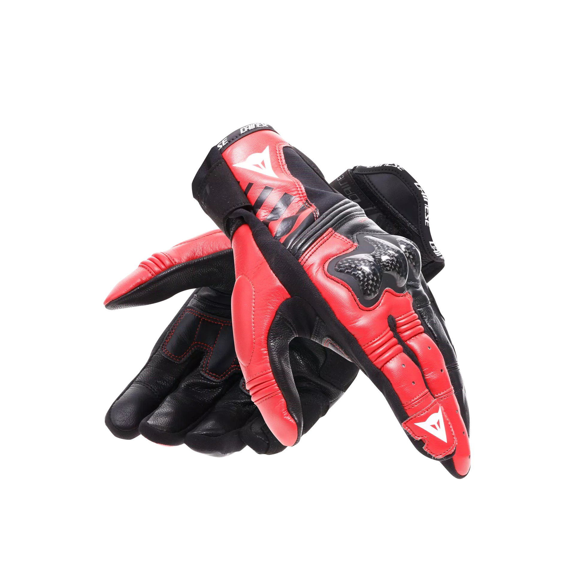 REACTO CARBON SHORT Dainese Guanti moto corti in pelle RACING
