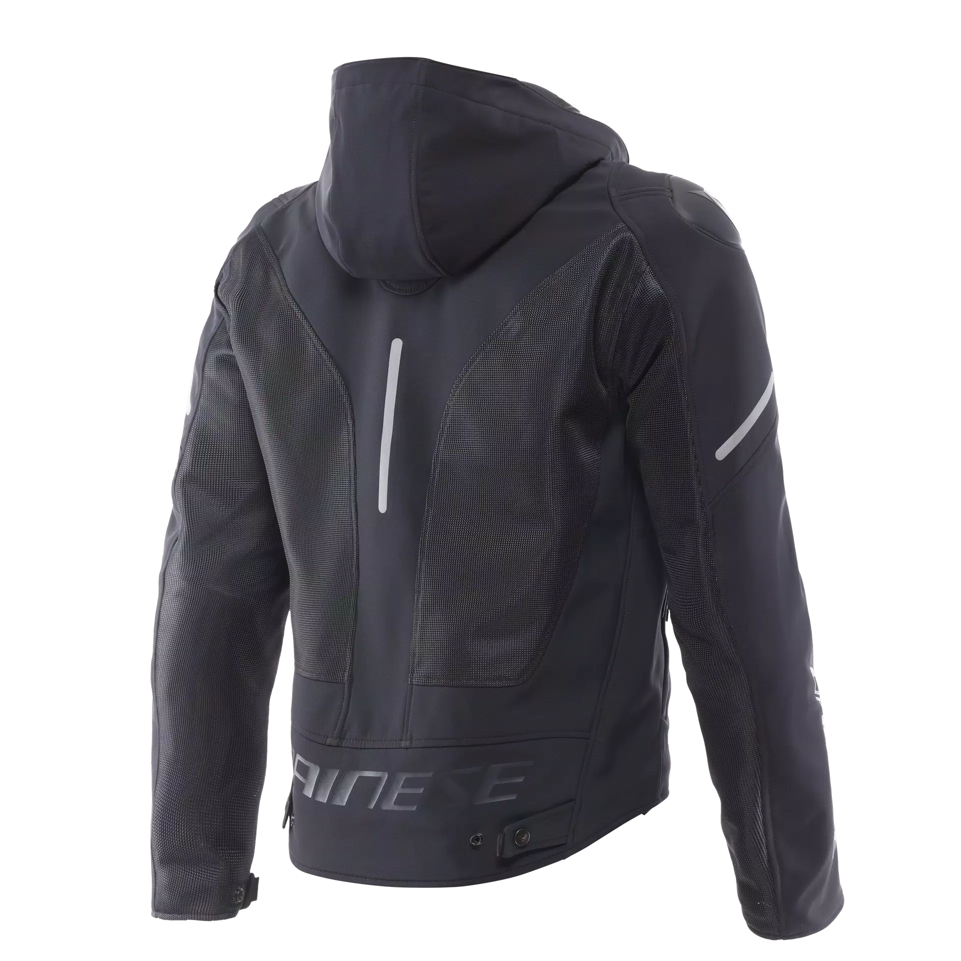 SUPER SPRINT AIR TEX GIACCA MOTO  DA UOMO Dainese BLACK WHITE