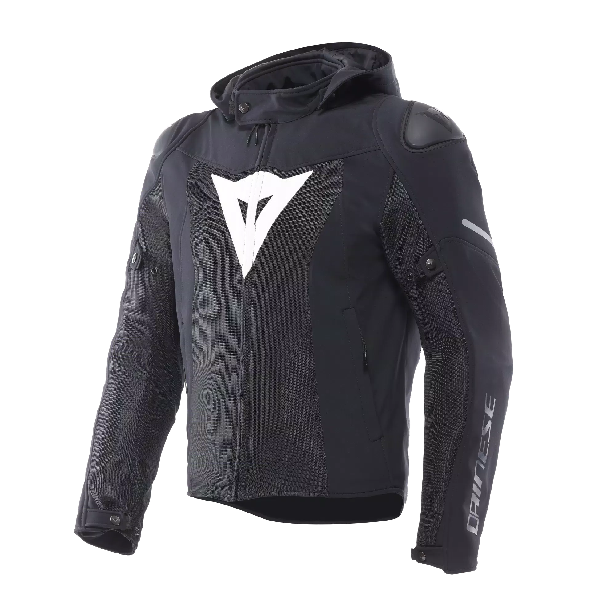 SUPER SPRINT AIR TEX GIACCA MOTO  DA UOMO Dainese BLACK WHITE