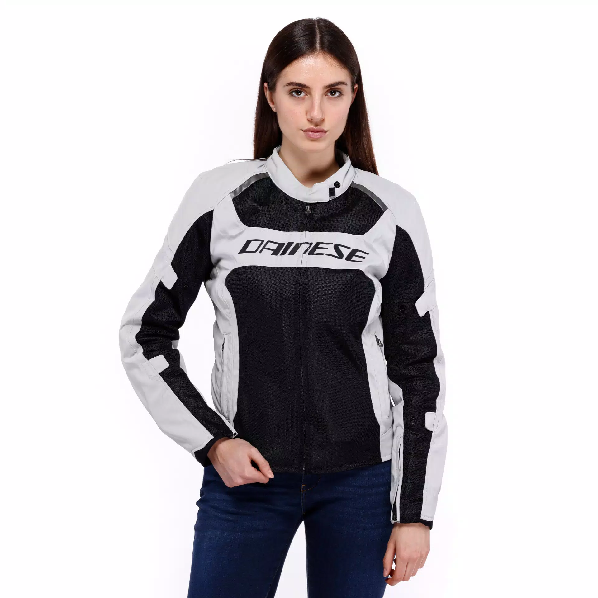 AIR FRAME 3 TEX - GIACCA MOTO ESTIVA IN TESSUTO DONNA Dainese BLACK - LIGHT GREY