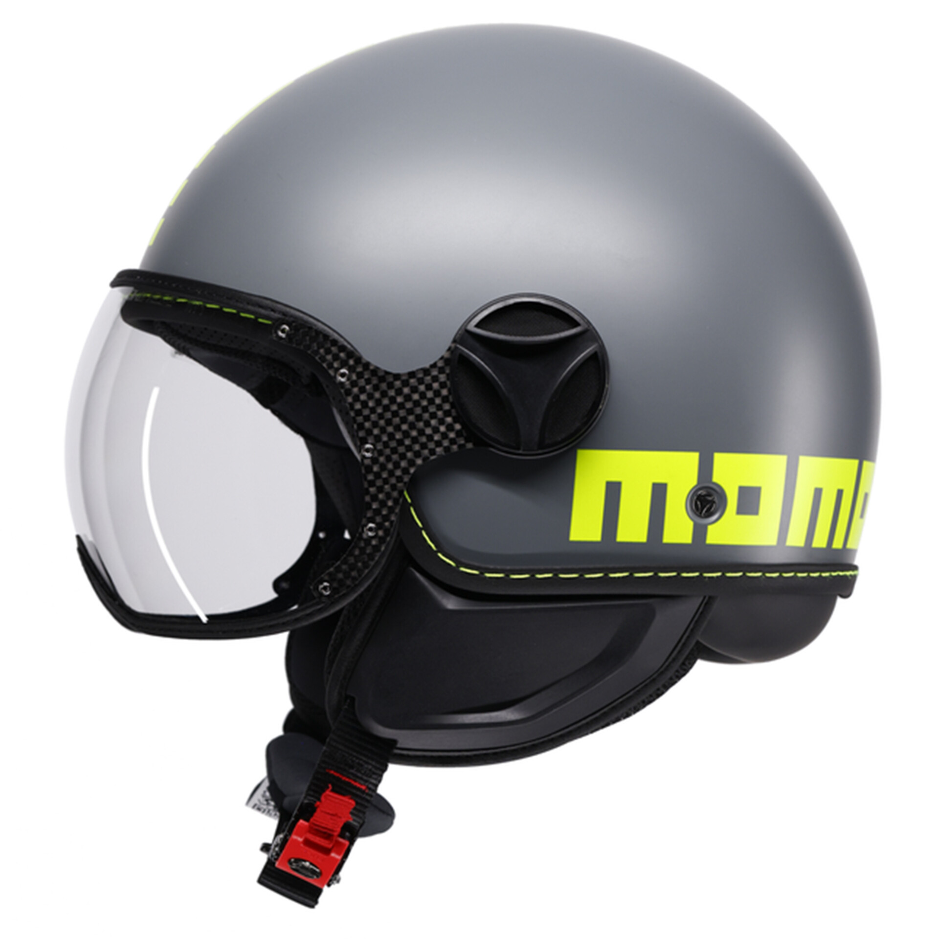 FIGHTER CLASSIC CANDY MOMO DESIGN GREY/ FLUO YELLOW