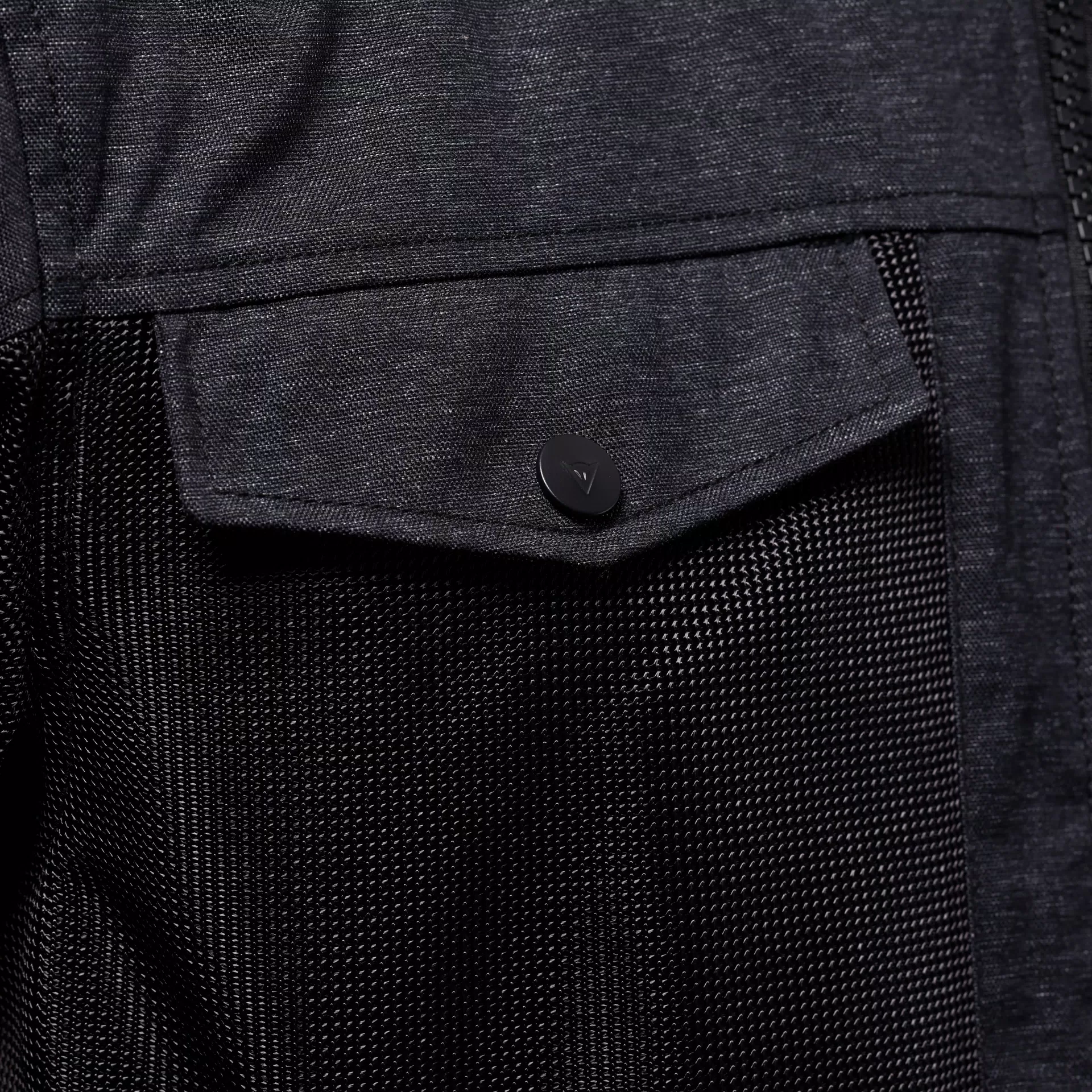 ALFAMA AIR TEX - GIACCA MOTO ESTIVA IN TESSUTO UOMO Dainese BLACK DENIM