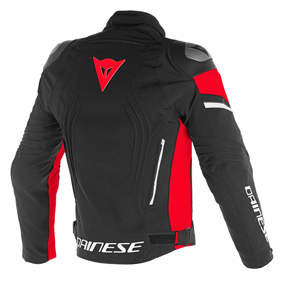RACING 3 D-DRY Dainese La giacca moto in tessuto Cordura comfort con protettori spalle in alluminio