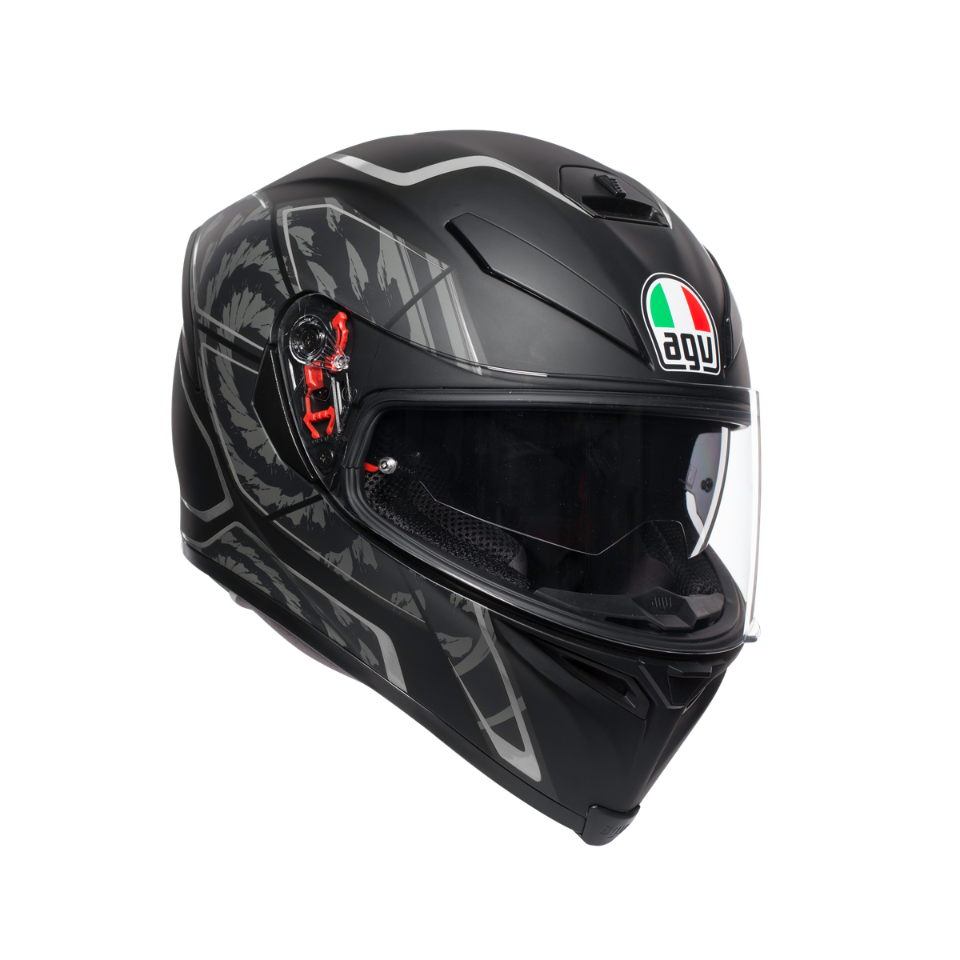 K-5 S E2205 MULTI AGV TORNADO BLACK/SILVER