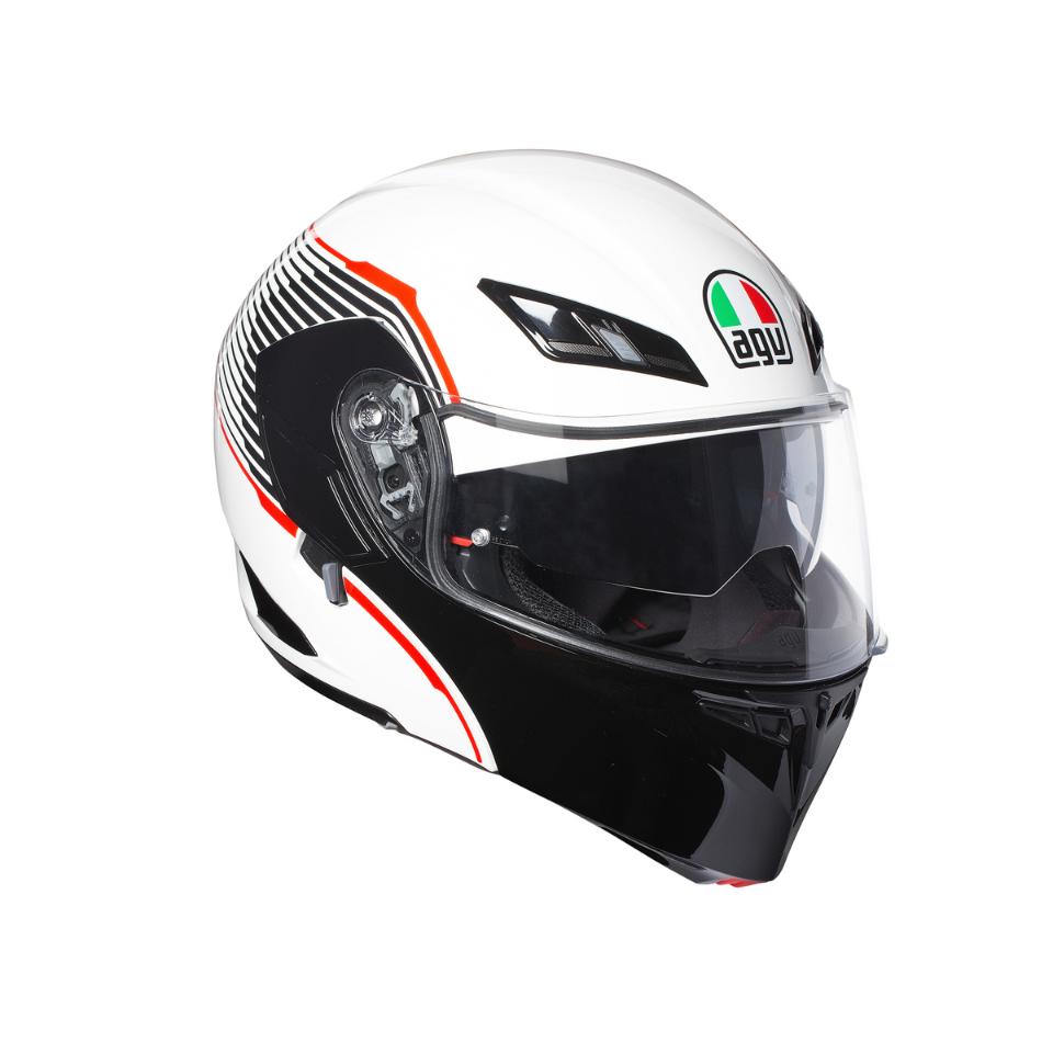 COMPACT ST E2205 MULTI -  AGV VERMONT WHITE/BLACK/RED