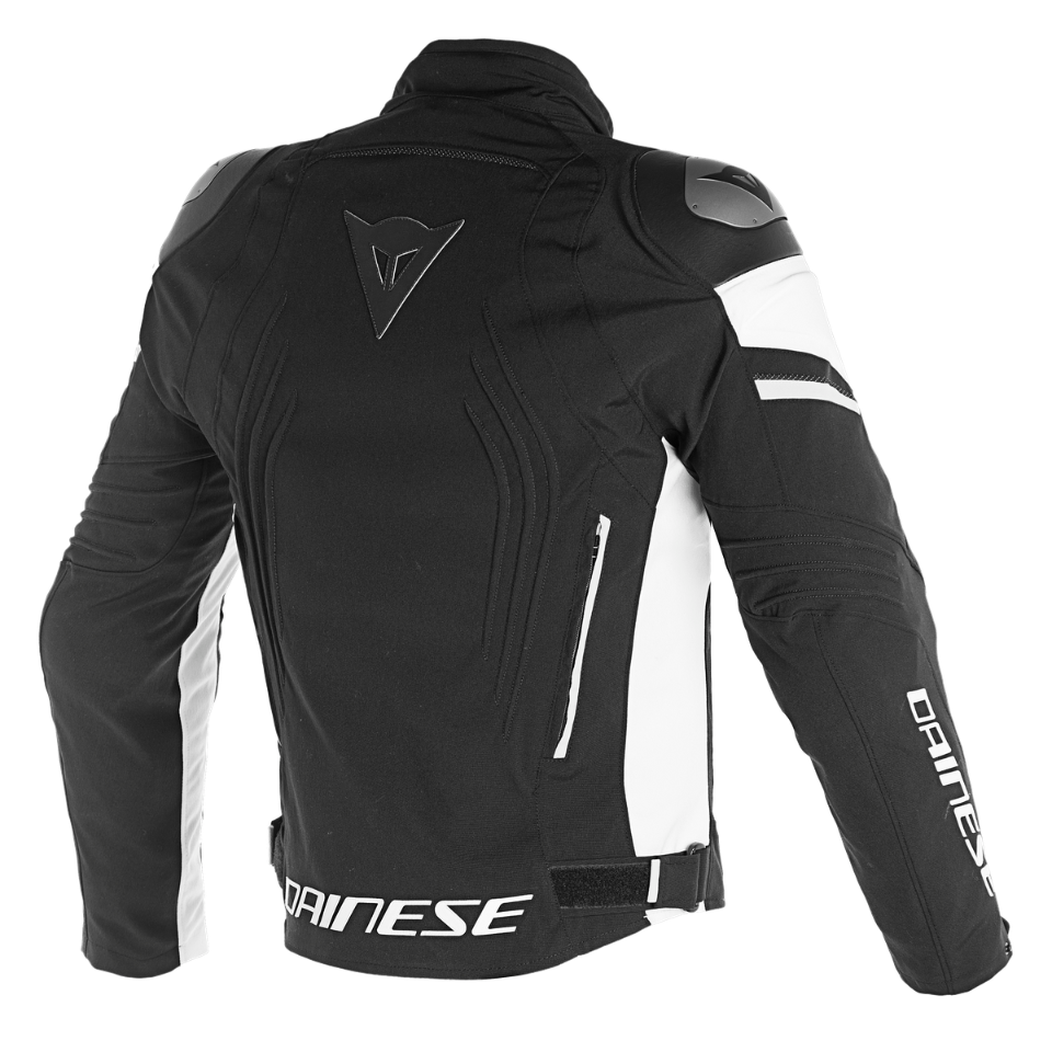 RACING 3 D-DRY Dainese La giacca moto in tessuto Cordura comfort con protettori spalle in alluminio