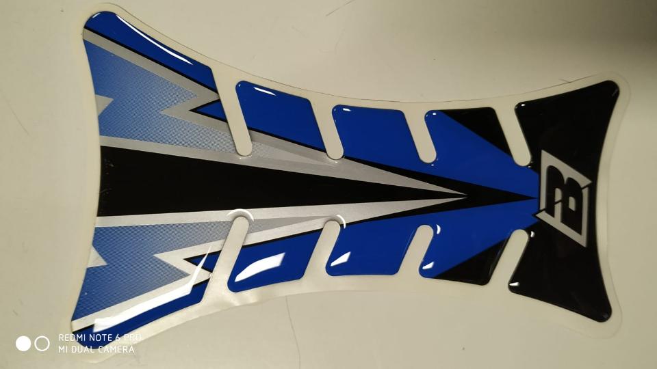 PARASERBATOIO TANK PROTECTOR ROAD RACING BLACKBIRD FLASH BLU