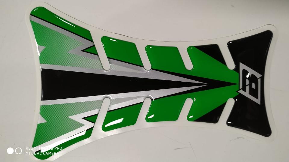 PARASERBATOIO TANK PROTECTOR ROAD RACING BLACKBIRD FLASH GREEN