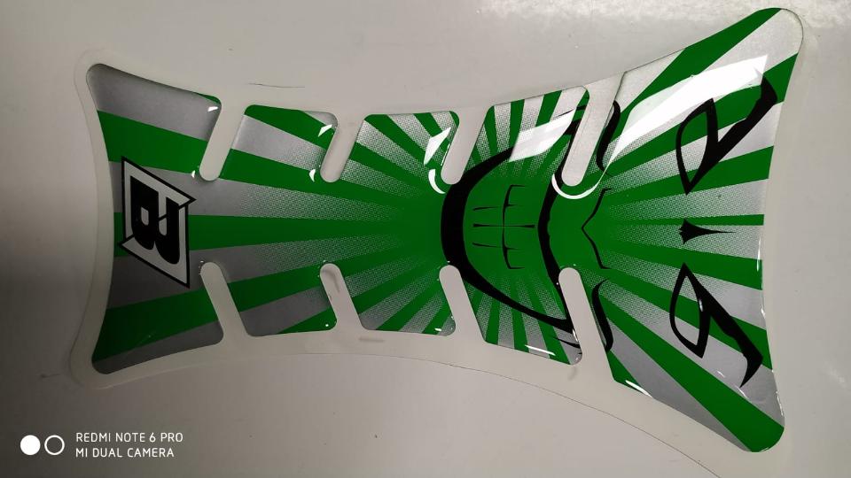 PARASERBATOIO TANK PROTECTOR ROAD RACING BLACKBIRD JOKER GREEN