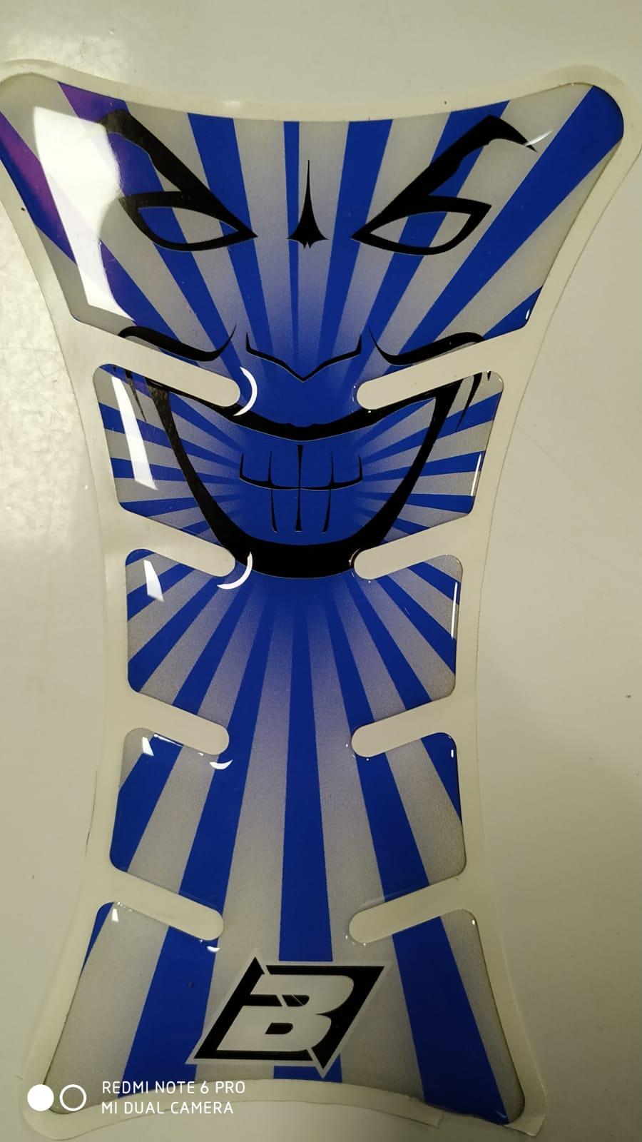PARASERBATOIO TANK PROTECTOR ROAD RACING BLACKBIRD JOKER BLU