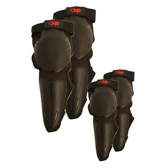 GINOCCHIERE E GOMITIERE DA MOTO O BICI ONE CP NERE