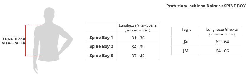 SPINE BOY 2 Dainese GILET PER BAMBINI CON PROTEZIONE SCHIENA E FASCIA LOMBARE