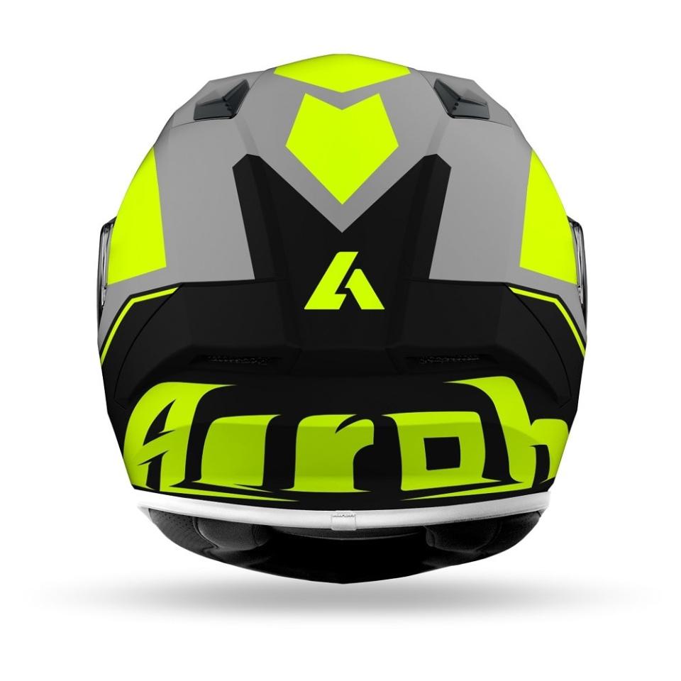 VALOR WINGS YELLOW MATT AIROH Casco ON-ROAD in resina termoplastica