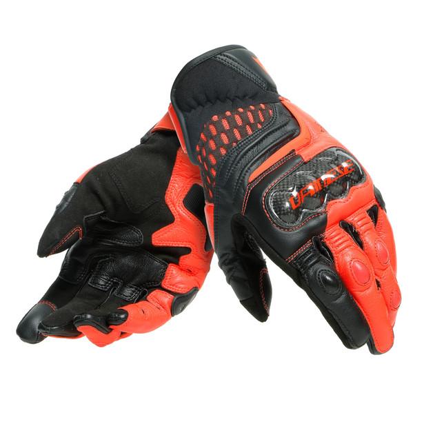 Carbon 3 short -  DAINESE black fluo-red