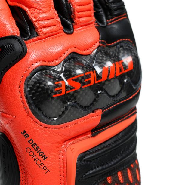 Carbon 3 short -  DAINESE black fluo-red