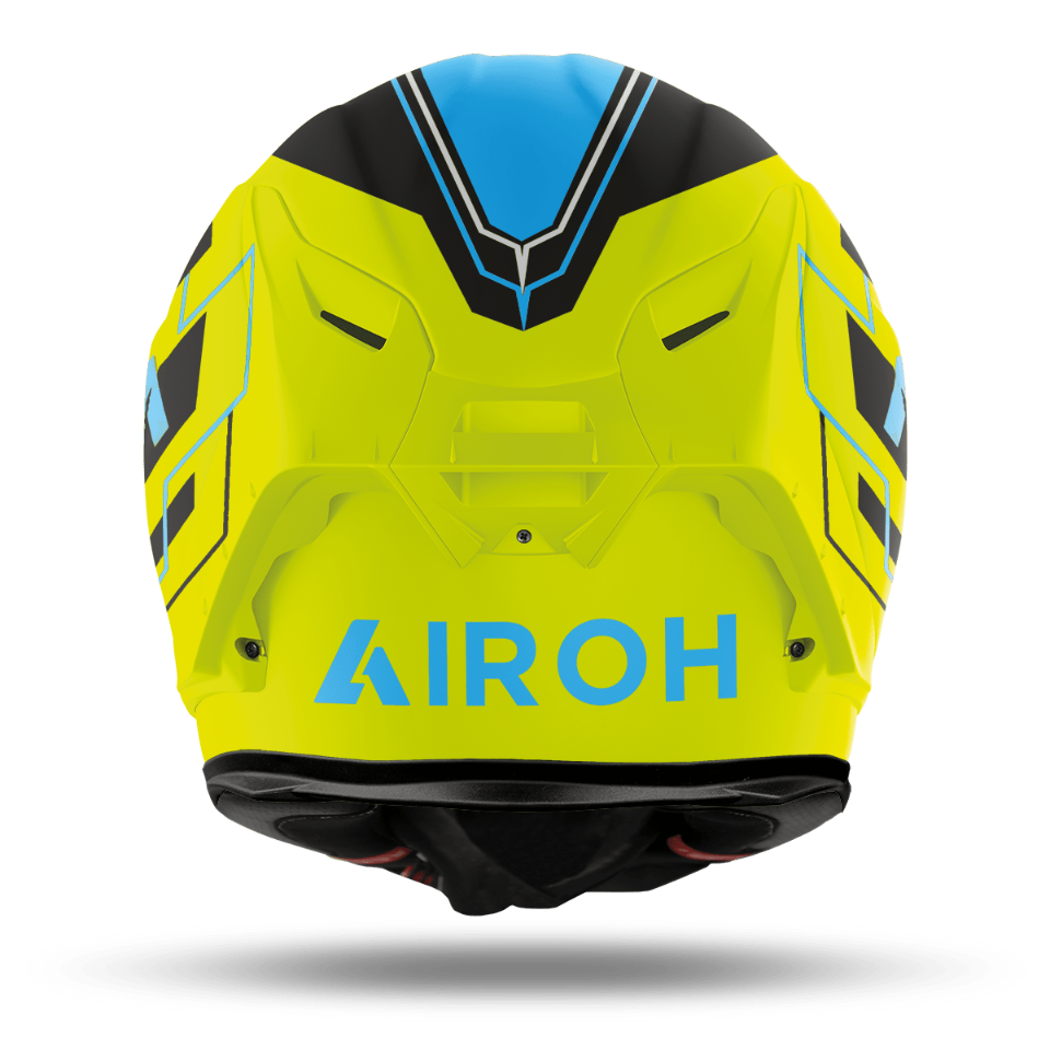AIROH GP 550 S  CHALLENGE  AIROH BLUE/YELLOW