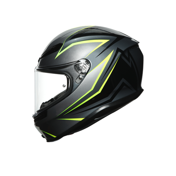 K6 E2205 MULTI AGV FLASH GREY/BLACK/LIME