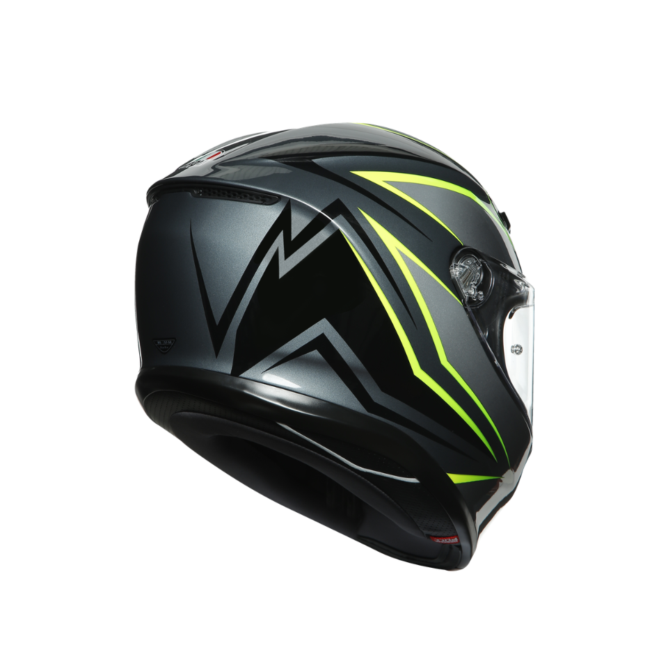 K6 E2205 MULTI AGV FLASH GREY/BLACK/LIME