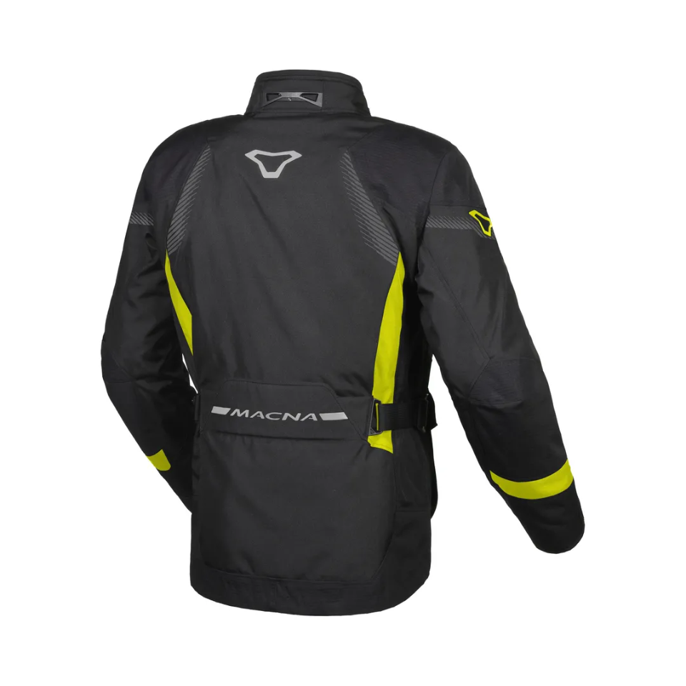 RANCHER BLACK/YELLOW MACNA Giacca Tecnica impermeabile Raintex Laminated Mesh
